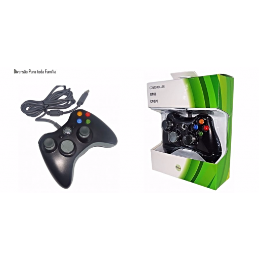 Controle Xbox 360 com fio Similar